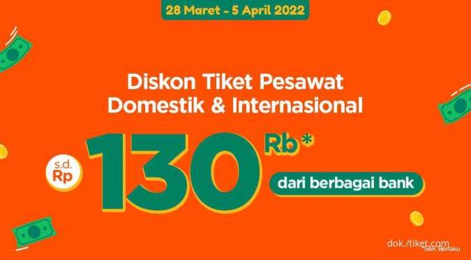 Promo PegiPegi Tiket Pesawat, Diskon Hingga Rp 130.000 dari Berbagai Bank