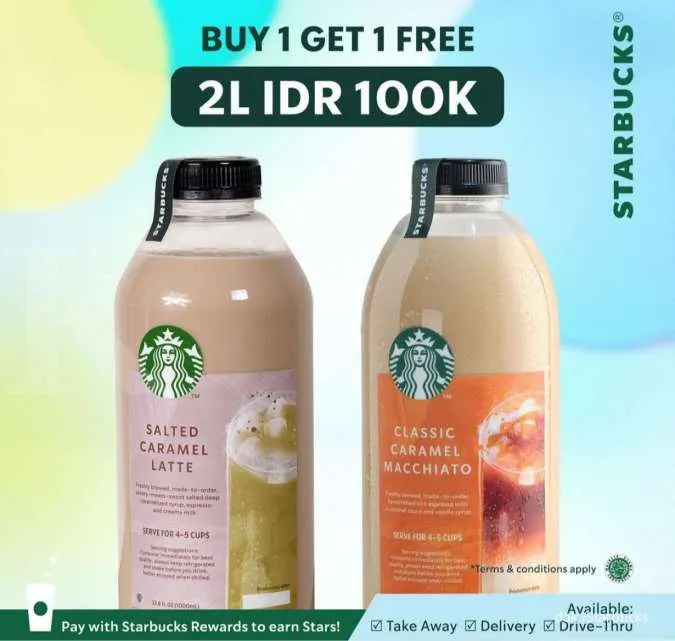 Promo Starbucks 2 Liter Minuman