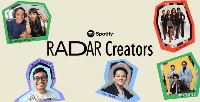 Daftar Kreator Indonesia yang Masuk Program RADAR for Creators 2025 dari Spotify