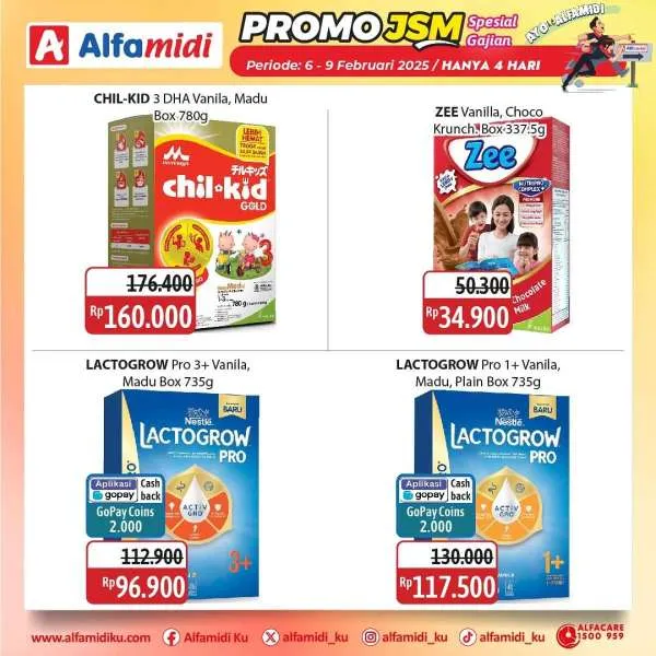 Promo JSM Alfamidi Hanya 4 Hari Periode 6-9 Februari 2025