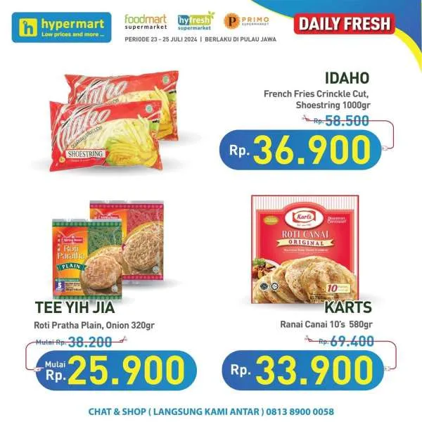 Promo Hypermart Hyper Diskon Weekday Periode 23-25 Juli 2024