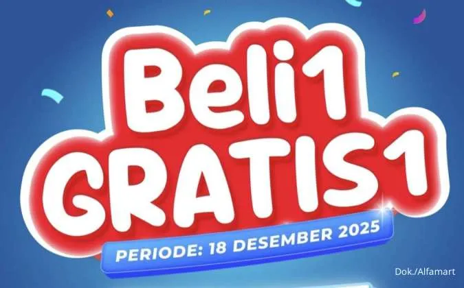 Promo Alfamart Beli 1 Gratis 1 Hanya Sehari 18 Desember 2025, Ada Es Krim-Mainan