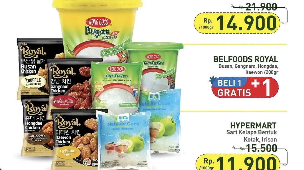 Frozen Food Beli 1 Gratis 1, Cek Promo JSM Hypermart Periode 22-25 Maret 2024