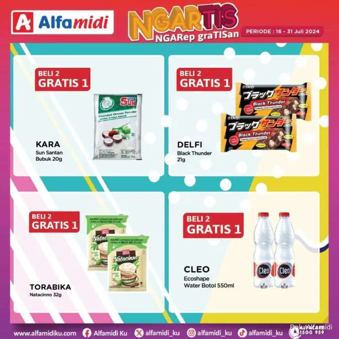 Promo Alfamidi Ngartis (Ngarep Gratisan) Periode 16-31 Juli 2024