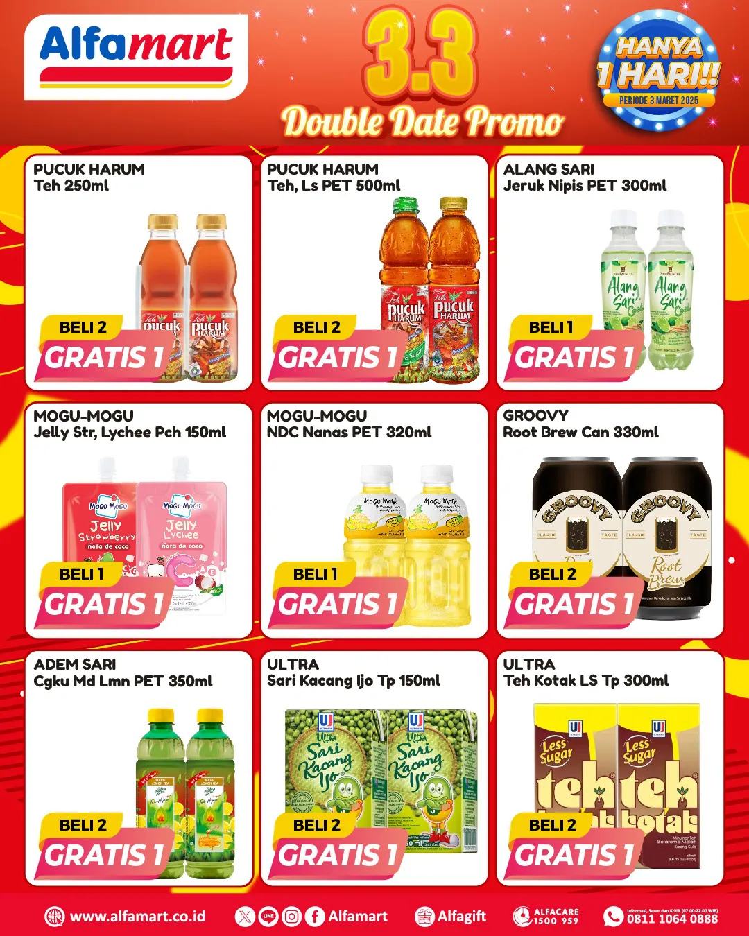 Promo 3.3 Alfamart Periode 3 Maret 2025