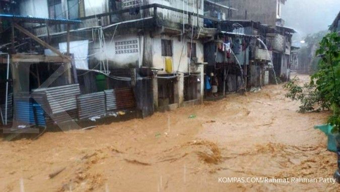 Lima kecamatan di Ambon terendam banjir  