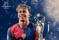 Lamine Yamal Terima Penghargaan di Laureus World Sports Awards