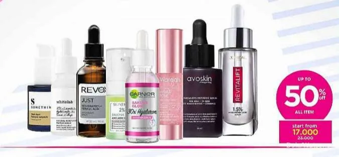 Promo Watsons Beauty Deals Diskon s/d 70% Periode 10-13 November 2022
