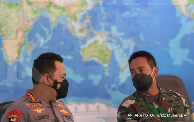 Panglima TNI Andika Perkasa temui Kapolri Listyo, ini yang dibahas 