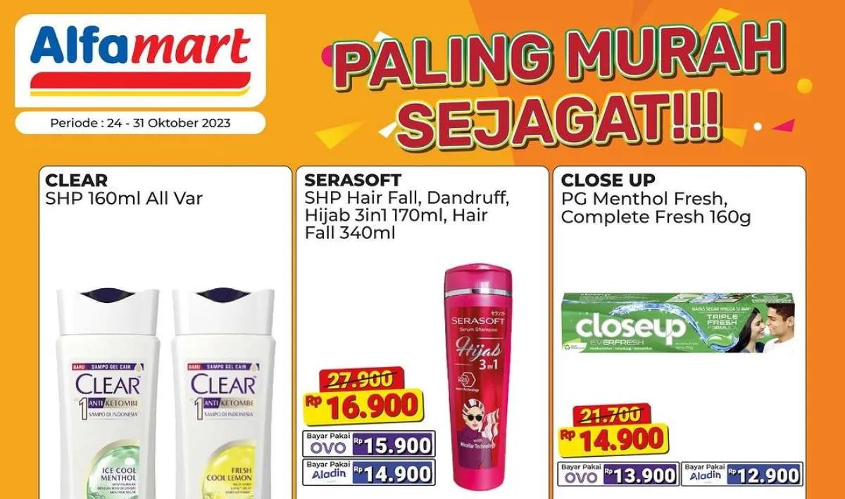 Promo Alfamart Paling Murah Sejagat sampai 31 Oktober 2023, Lebih Hemat Pakai OVO