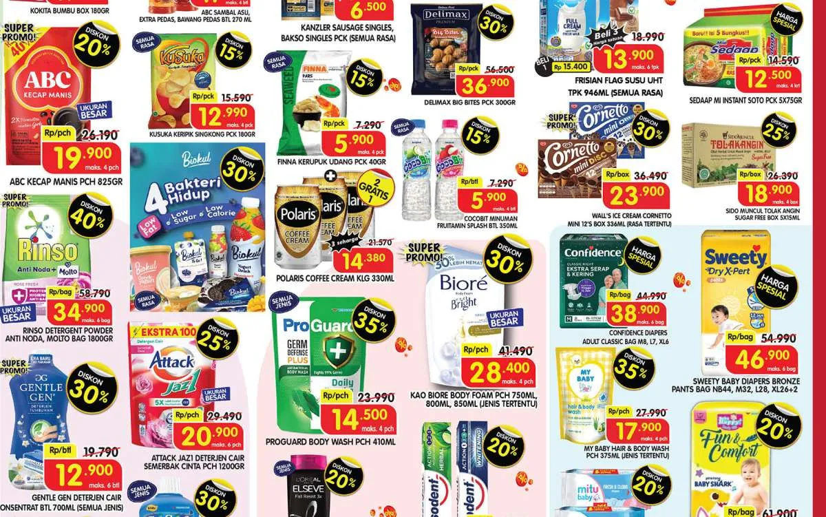 Promo JSM Superindo Berakhir Hari Ini 8 Juni 2025, Es Krim Cornetto Diskon 30%