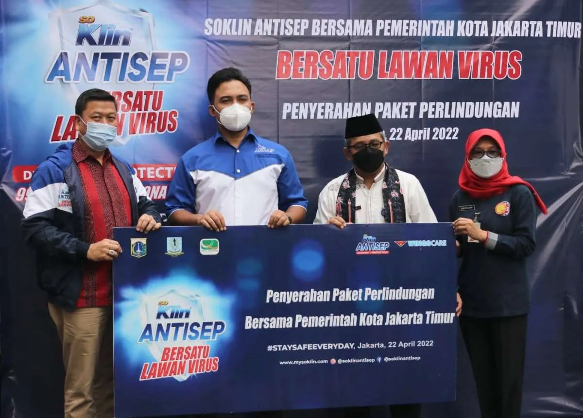 SoKlin Antisep Gandeng Pemkot Jakarta Timur Bersatu Lawan Virus  