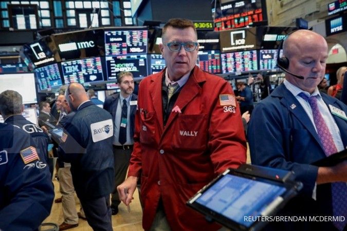 Indeks-indeks di Wall Street menutup perdagangan dengan kenaikan tipis