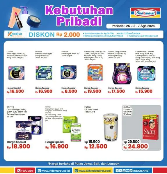 Promo Indomaret Super Hemat Periode 25 Juli-7 Agustus 2024