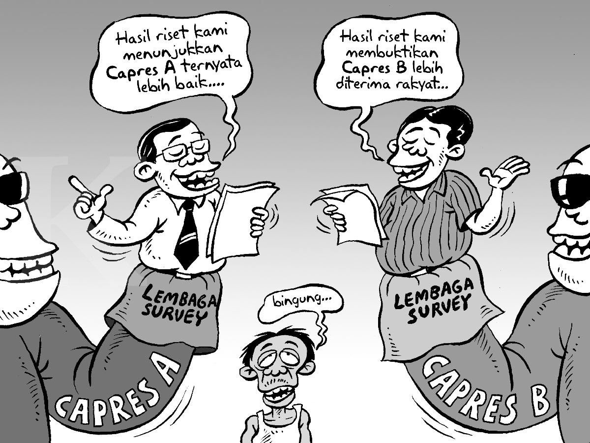 Memoles Calon Presiden 2014 lewat Lembaga Survai