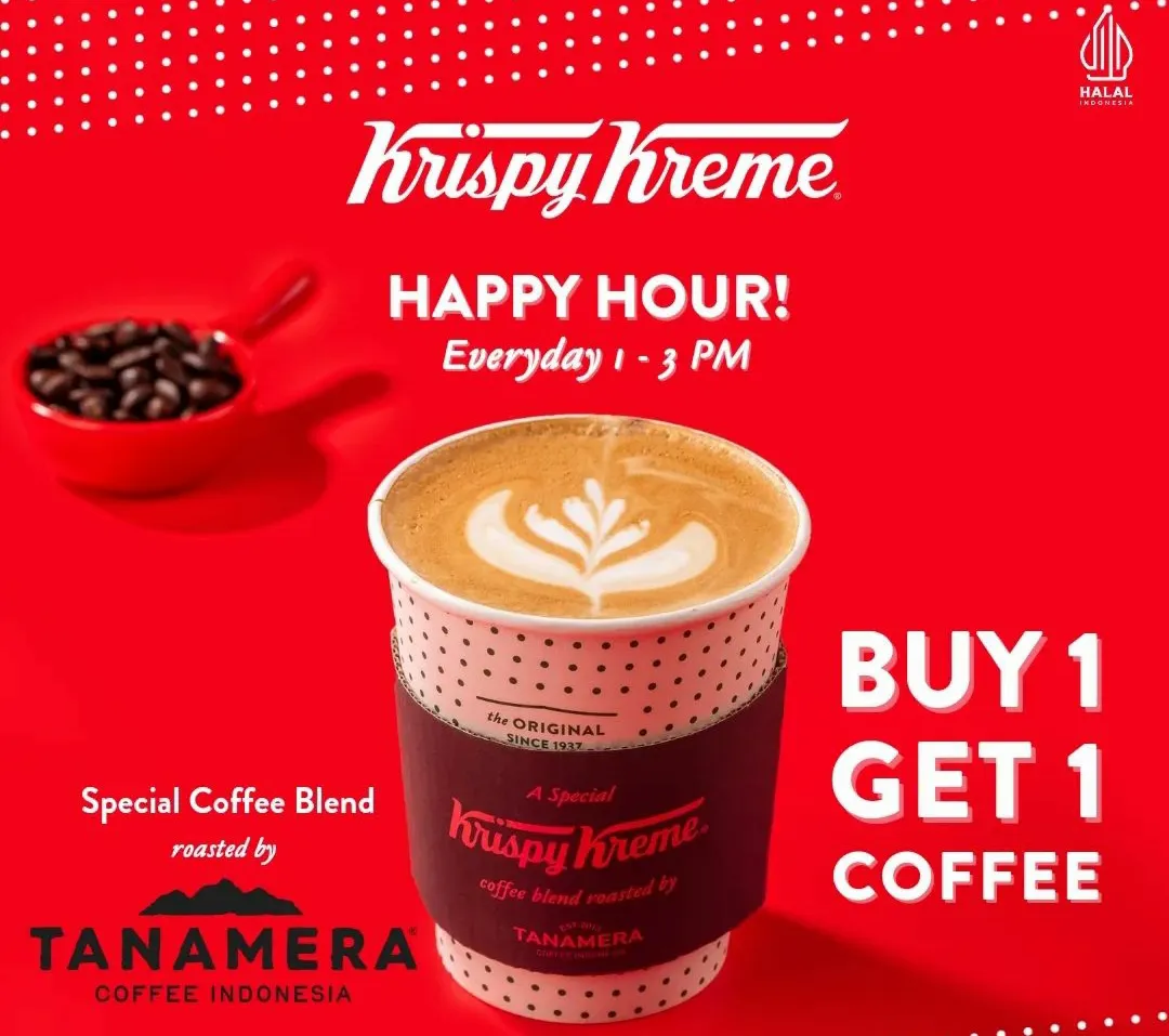 Promo Buy 1 Get 1 Coffee ala Krispy Kreme