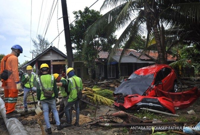 Recovery kelistrikan daerah terdampak Tsunami Selat Sunda telah mencapai 95%