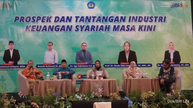 Literasi Keuangan Syariah BRI Life bersama UNILA, Tantangan Industri Keuangan Syariah