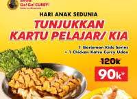 Promo Go Go Curry Hari Anak Sedunia, Berakhir Hari Ini 21 November 2025