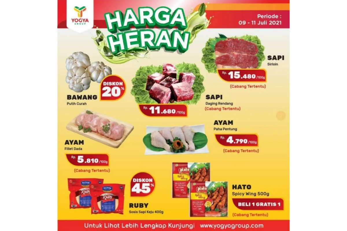 Ini dia promo JSM Yogya Supermarket 9-11 Juli 2021, Harga Heran!