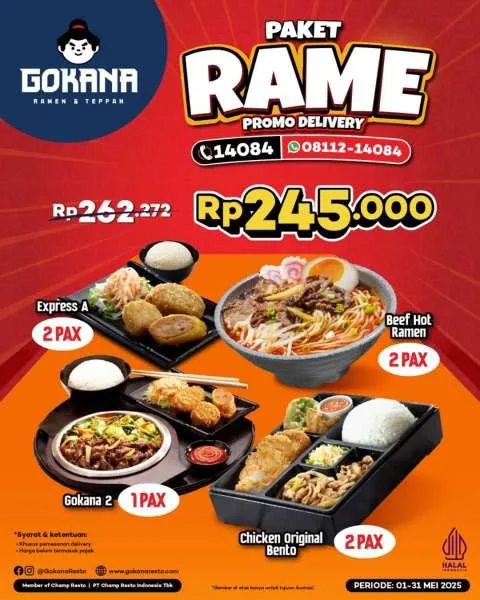 Promo Gokana Paket Rame