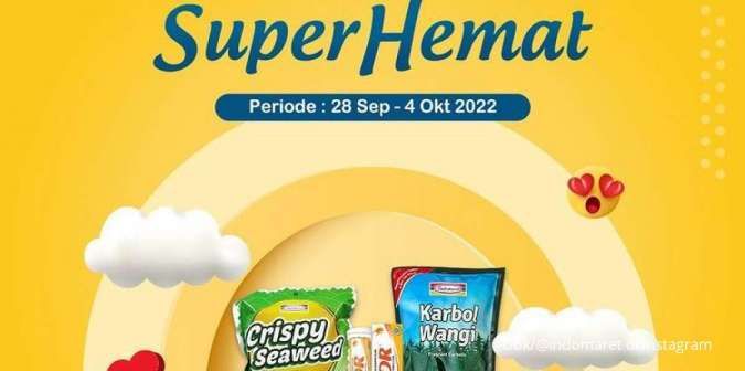 Promo Indomaret Super Hemat Terbaru Memasuki Akhir September 2022, Ini Katalognya