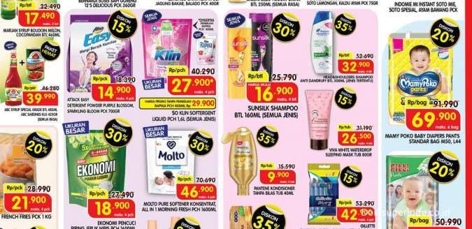 Promo Superindo 7-10 Maret 2022, Harga Super untuk Aneka Kebutuhan Pokok