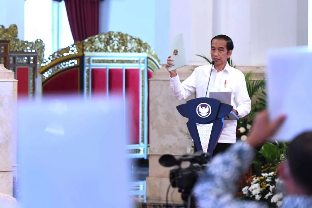 Presiden Jokowi serahkan DIPA tahun 2021, ini yang jadi empat fokus alokasi anggaran