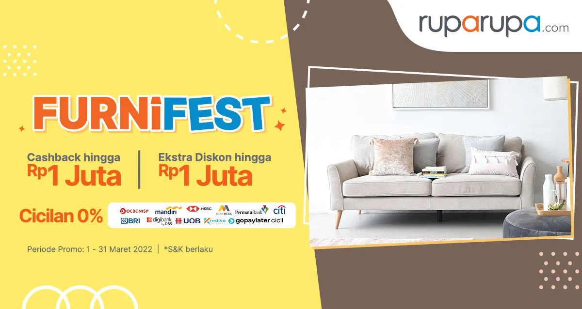 Sambut Ramadan, Ruparupa.com Gelar Festival Furnitur Digital Terbesar Furnifest 2022