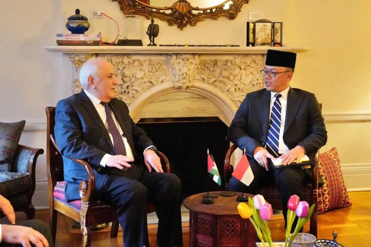 Bertemu Wakil Palestina di PBB, Menlu Sugiono Tegaskan Dukungan ke Palestina