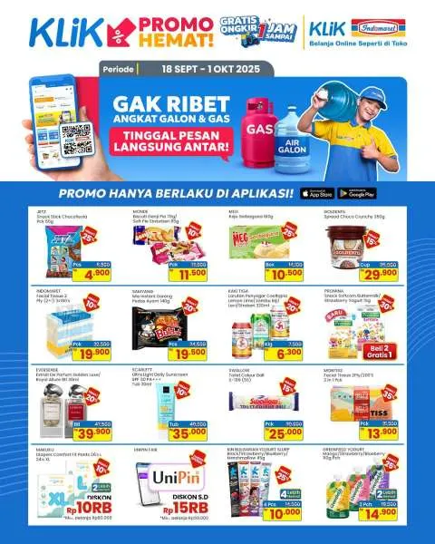 Promo Indomaret Super Hemat Periode 18 September-1 Oktober 2025