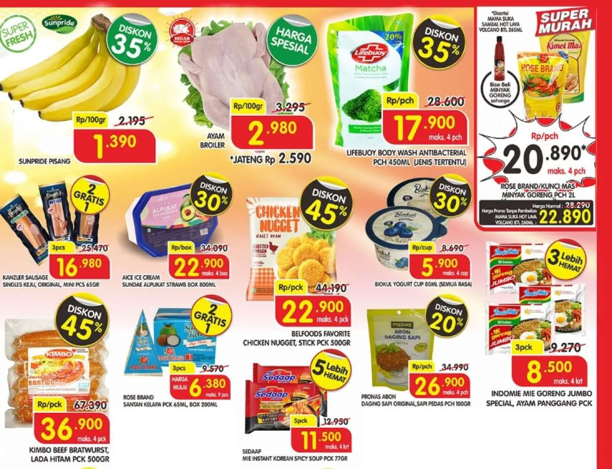 Promo Superindo hari ini diskonan weekdays, 10 September 2020!