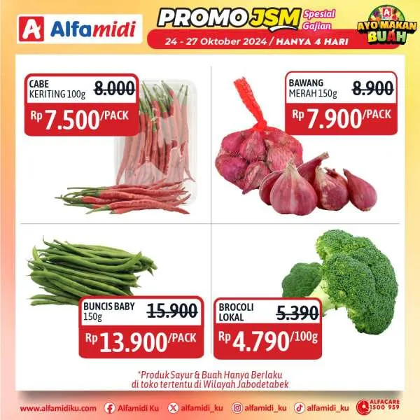 Promo JSM Alfamidi Spesial Gajian Periode 24-27 Oktober 2024