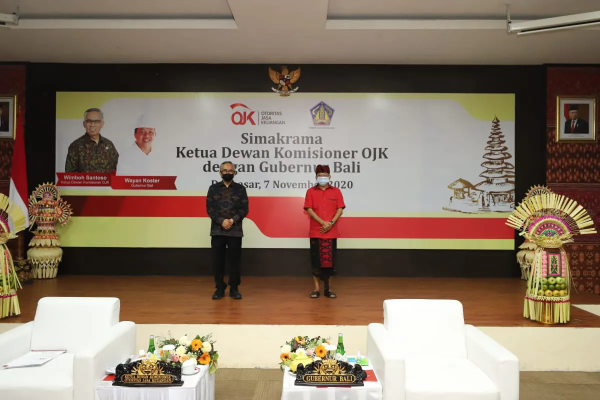 OJK Dukung Pemulihan Ekonomi Bali di Masa Pandemi