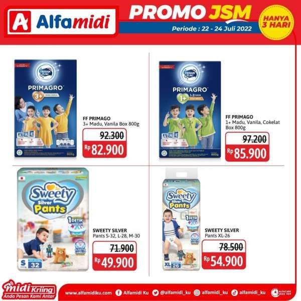 Katalog Promo JSM Alfamidi Periode 22-24 Juli 2022, Cek di Sini!