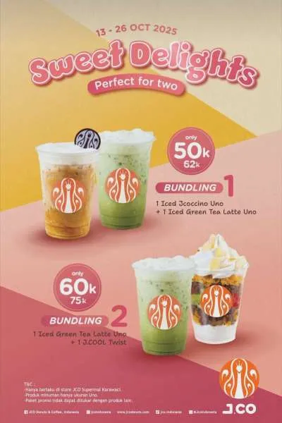 Promo J.CO Sweet Delights 13-26 Oktober 2025