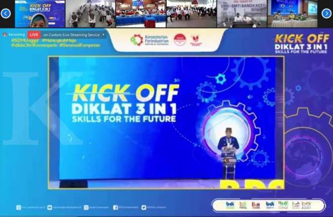 Kemenperin Gelar Diklat 3 in 1 Serentak di 7 BDI