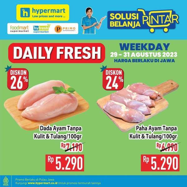 Katalog Promo Hypermart Terbaru 29-31 Agustus 2023, Promo Murah di Akhir Bulan