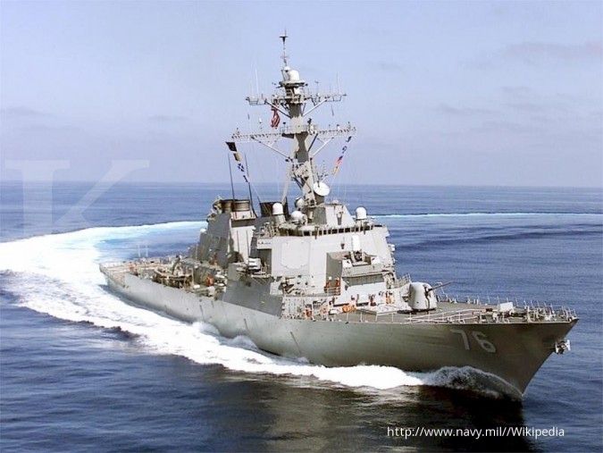 China marah, dua kapal rudal AS beroperasi dekat kepulauan di Laut China Selatan 