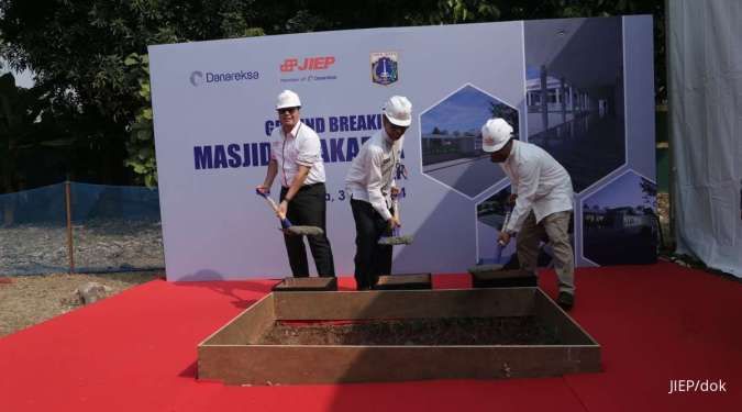 PT JIEP Mulai Pembangunan Salah Satu Masjid Terbesar di Jakarta Timur