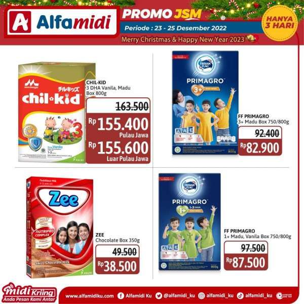 Katalog Promo JSM Alfamidi Spesial Natal Periode 23-25 Desember 2022