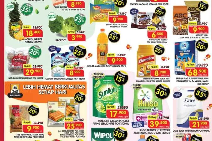 Promo Superindo Terbaru 16-17 Juli 2025, Downy-Tropical Botol Beli 2 Lebih Hemat