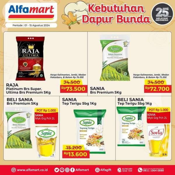 Promo Alfamart 1-15 Agustus 2024, Promo Minyak Goreng Murah