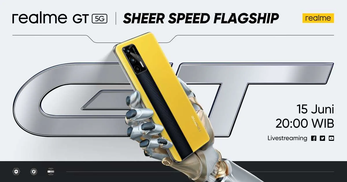 Siap meluncur 15 Juni, mari intip spesifikasi Realme GT 5G si Flagship Killer 2021!
