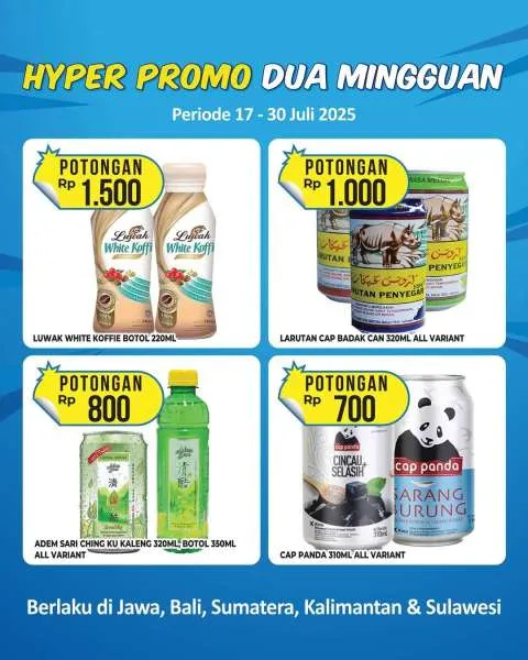 Promo Hypermart Dua Mingguan Periode 17-30 Juli 2025