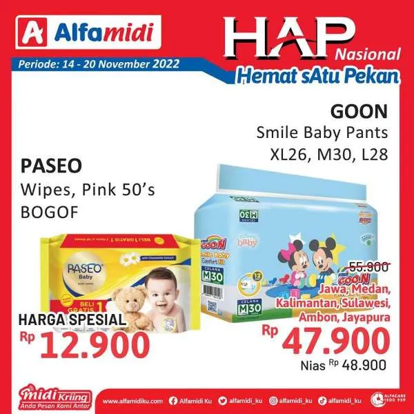 Promo Alfamidi Hemat Satu Pekan Periode 14-20 November 2022