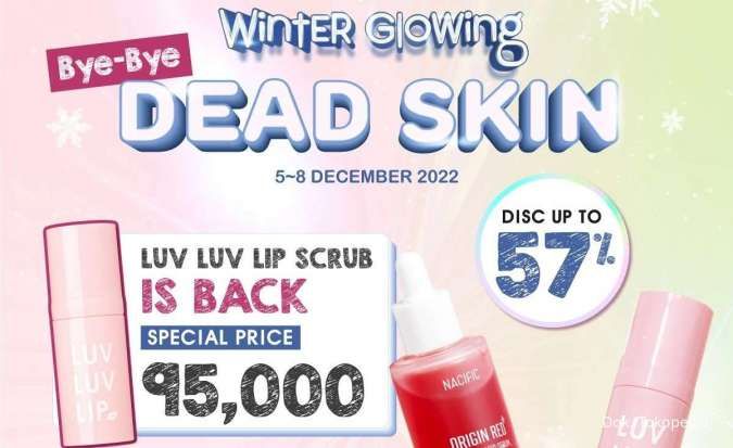 Promo Nacific Winter Glowing, Diskon 57% untuk Pembelian Skincare dan Makeup
