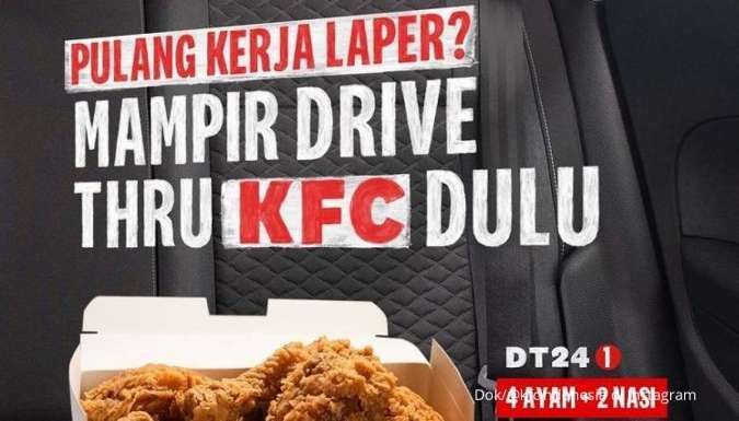 Promo KFC Drive-Thru di Bulan Mei 2022, Dua Pilihan Menarik Harga Spesial