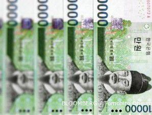 Di antara mata uang Asia, penguatan won terbesar atas dollar AS