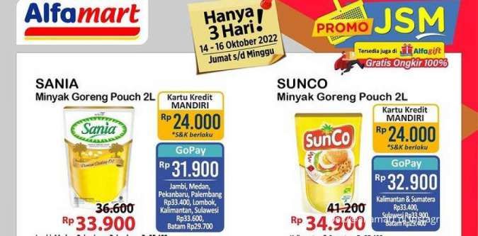 Promo JSM Alfamart 14-16 Oktober 2022, Belanja Bisa Lebih Murah